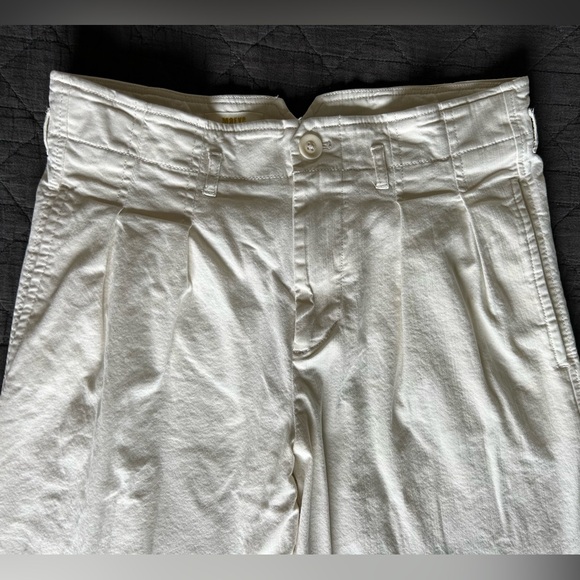 Anthropologie Maeve Remi Wide-Leg Cropped Chino Jean with Pleats - Picture 5 of 5